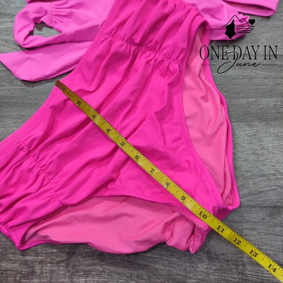 Blooming Jelly High Waist Halter Tie Wrap Bikini Swimsuit Size L - Picture 4 of 5
